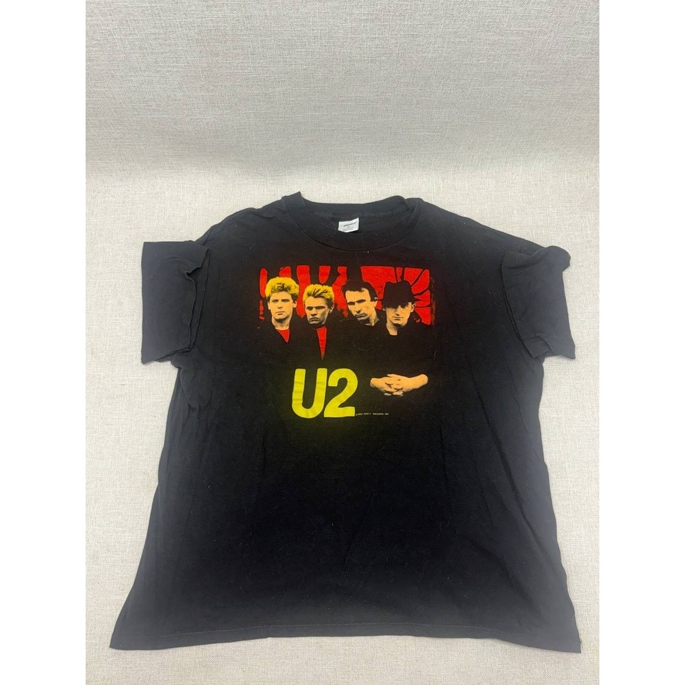 Vintage 1983 U2 Under‎ a Blood Red Sky T-Shirt XL Rockit Single Stitch USA Made